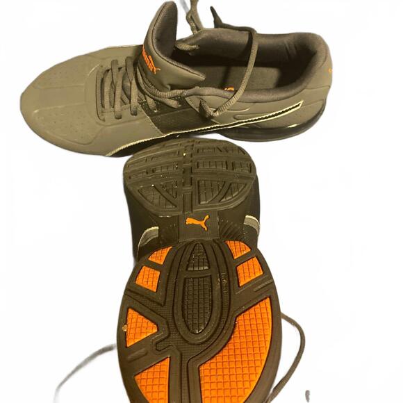 Puma Men's Performance Foam Sneakers - Black/Orange - Picture 3 of 4